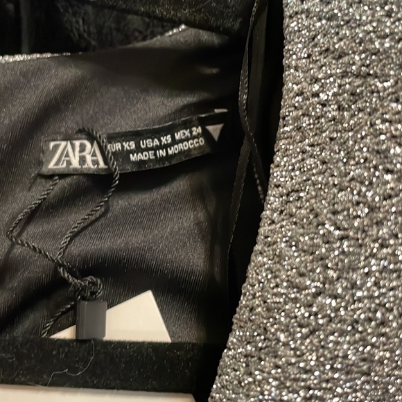 Zara Silver Long Sleeves Bodysuit - Picture 10 of 11